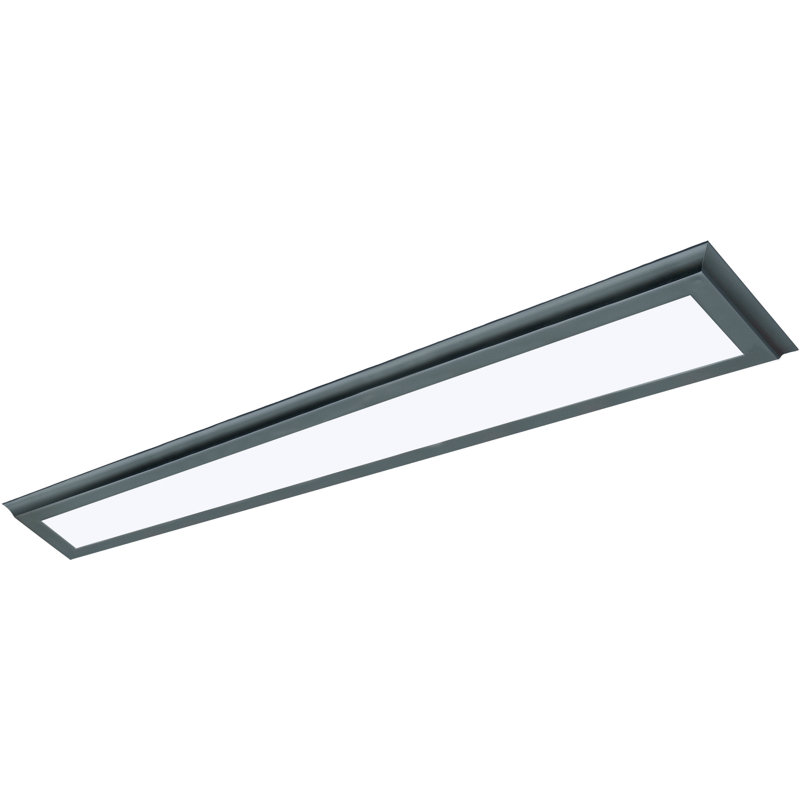 Capps Dimmable Rectangle Flush Mount, Bronze