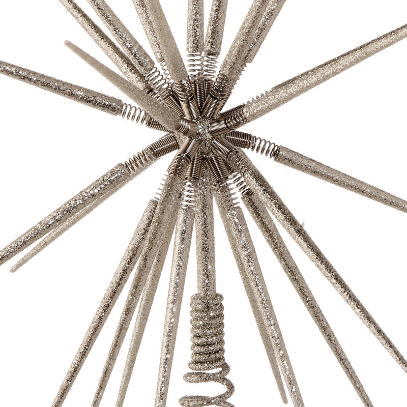 16'' Astrology & Stars Shatterproof Tree Topper, Silver