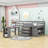 Englas Kids Full Loft Bed with Drawers-275118136