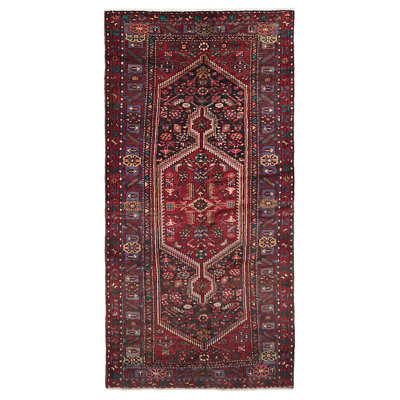 Anadol Black, Red Rug 4'4 x 9'3