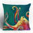 Mardi Gras Octopus Throw Pillow-298663988