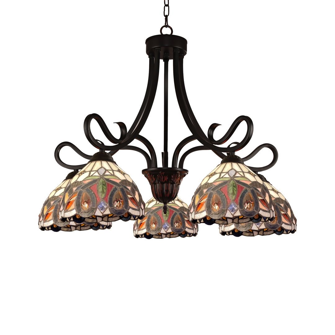 Abdeslam 5 - Light Dimmable Classic / Traditional Chandelier Lark Manor™