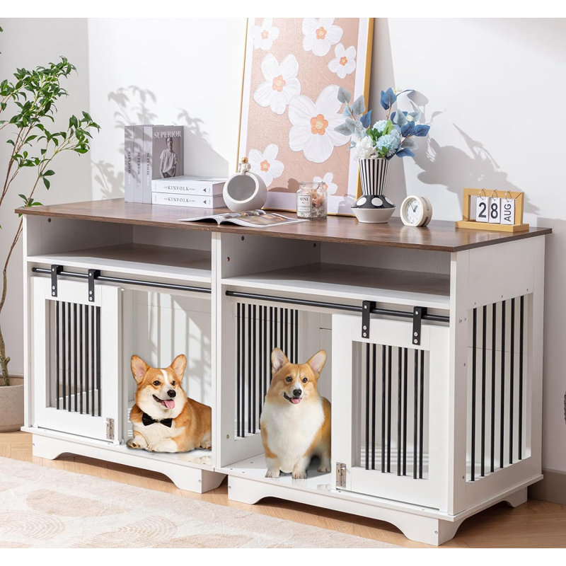 Iata Mahogany Dog Crate Large Dog Crates Large Kennels For Sale