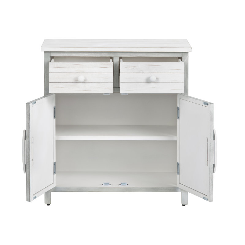 2 Door, 2 Drawer Accent Cabinet