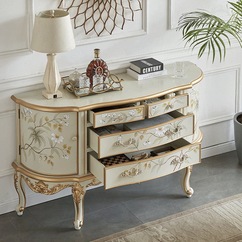 Buffet demi-rond de style européen. Buffet 59,06 po