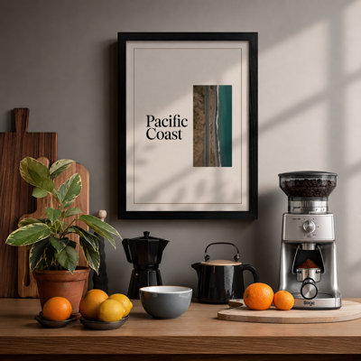 Pacific Coast Minimalist - Framed Print