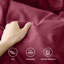 Onorino Luxury 4-Piece Dyed Duvet Set with Pillowcases or Fitted sheet (4 in 1)-2063012523-2063012533