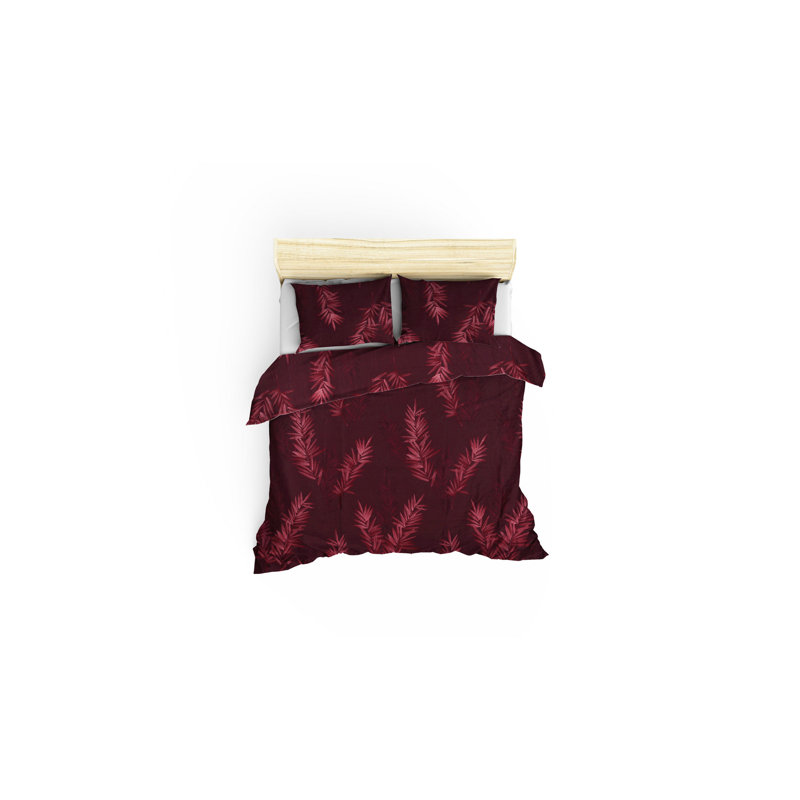 Ensemble de housse de couette 100% coton 3 pièces Pompton Red