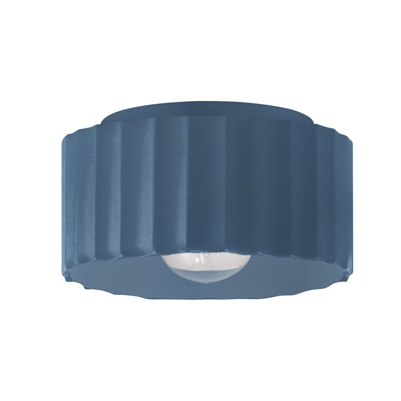 Plafonnier encastré 1 lumière Colgate, Ciel de minuit, H 6,5 po x l 10 po x P 10 po