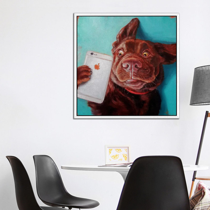 Lucia Heffernan - Print on Canvas, White Floater Framed, 45.72 cm H x 45.72 cm W x 4.445 cm W
