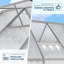 Serre en polycarbonate avec cadre en aluminium 6 pi x 7 pi, ensemble de jardin d'extérieur robuste-119787750