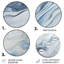 Cionna - Paysages, art mural rond en métal-109695321