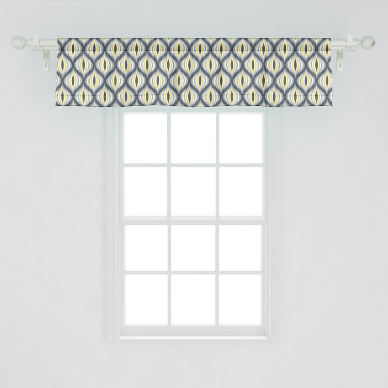 Ensemble de 2 cantonnières Ambesonne Ikat
