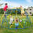 10ft Climbing Dome with Hammock and Swing