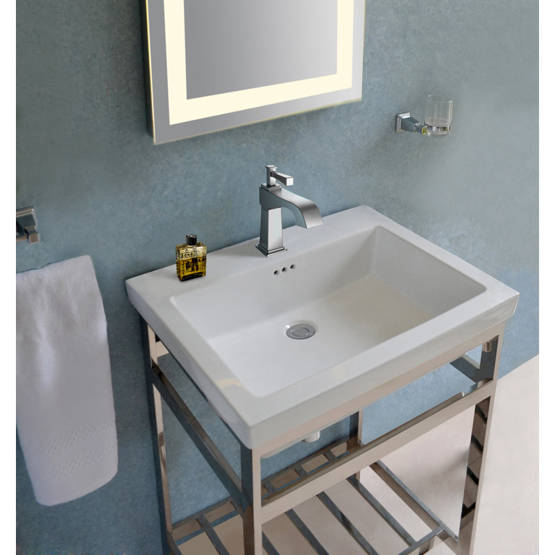 Ensemble de meuble-lavabo simple 21 po Arverne, Poli