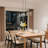 5 - Light Dimmable Shaded Linear Chandelier-1245544446