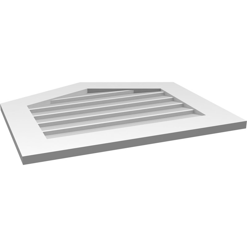 Ventilateur à pignon non-fonctionnel Signature, H 24 po x l 28 po x P 1 po, Brai 5/12
