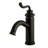 Kingston Brass Royale Single-Handle 1-Hole Deck Mount Bathroom Faucet with Push Pop-Up-50354459