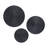 Black Wooden Carved Radial Plate Wall Decor Set-62275875