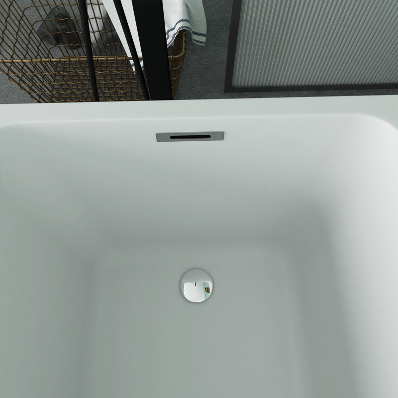 Baignoire de trempage autoportante en acrylique 43 po. X 28 po.