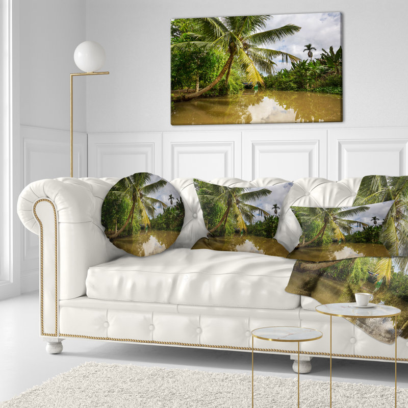 Coussin Tropical River, Rectangulaire, 12 po x 20 po