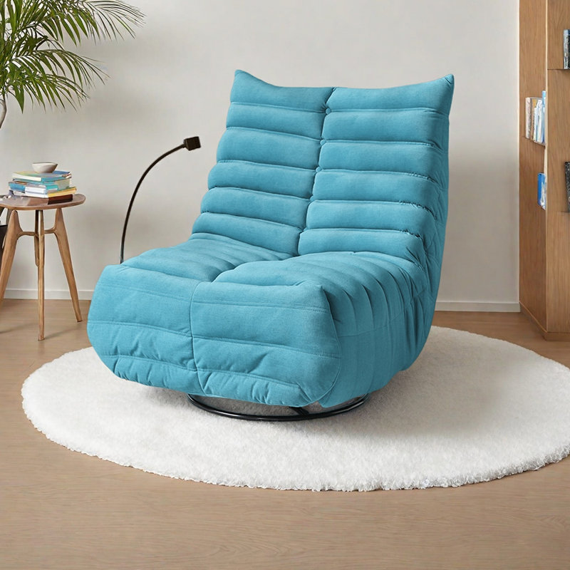 Fauteuil ergonomique inclinable réglable, Bleu