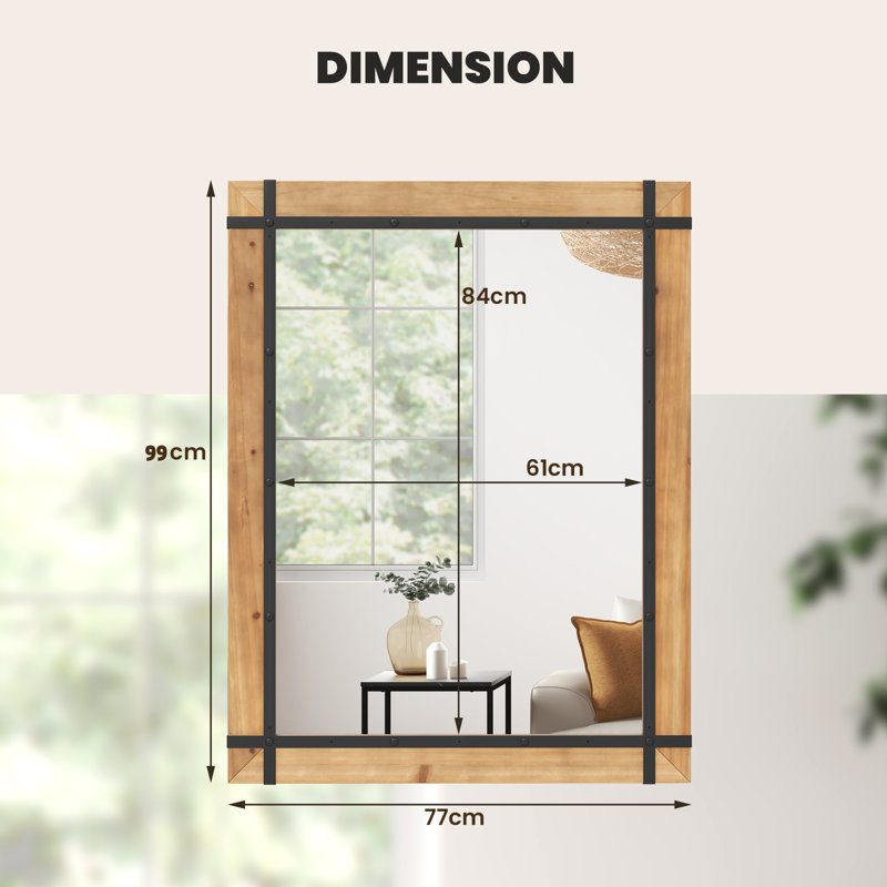 Shaler Rectangle Mirror