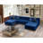 Juliana Velvet 4-Piece Sectional-440363483