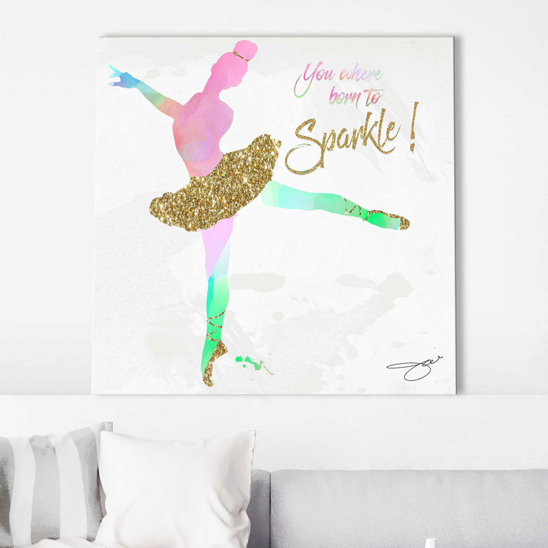 Dancer 1 (Square) par By Jodi - impression, Toile tendue, H 36 po x l 36 po x 1,5 po