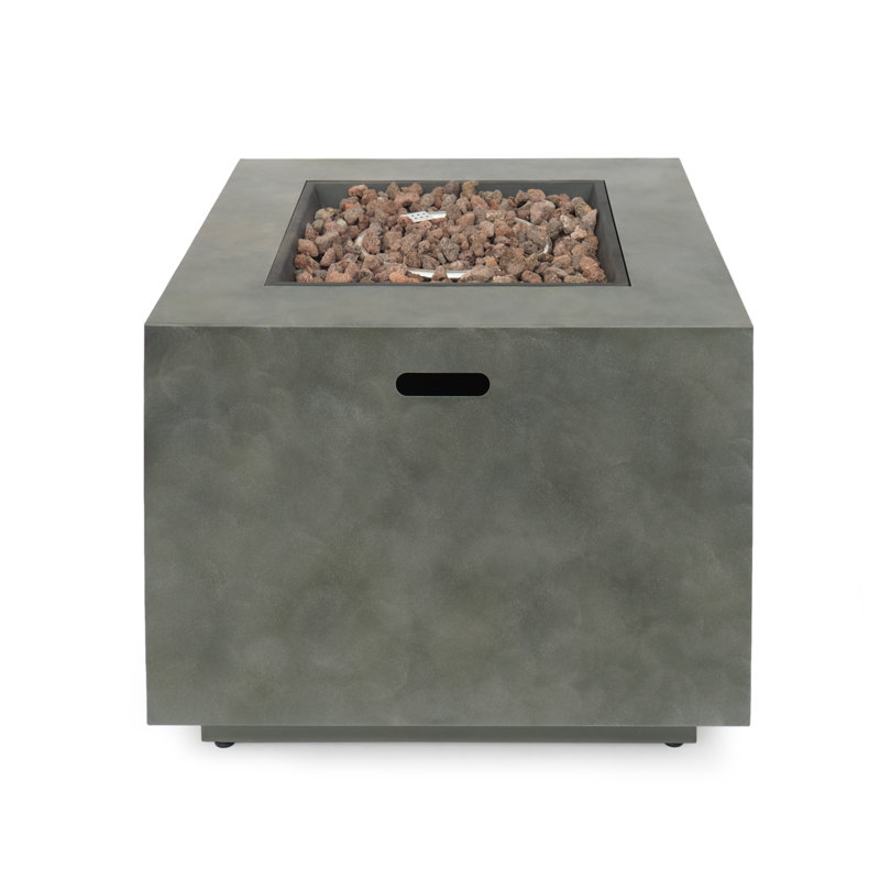 SQUARE IRON FIRE PIT-50 000 BTU