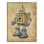 « robot portrait », art sur toile-33543039