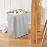 3.4 Gallon Open Plastic Waste Basket