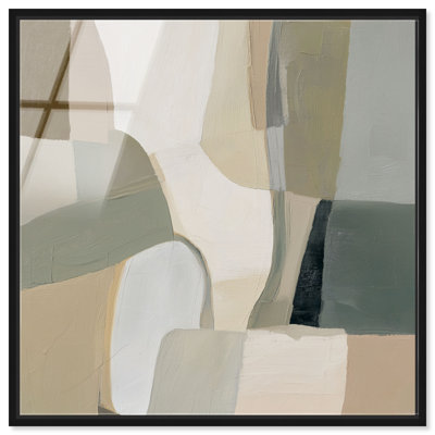 « Les bas-fonds du désert », impression acrylique encadrée, décoration murale pour salon par Art Remedy, cadre noir, 30,5 x 30,5 cm