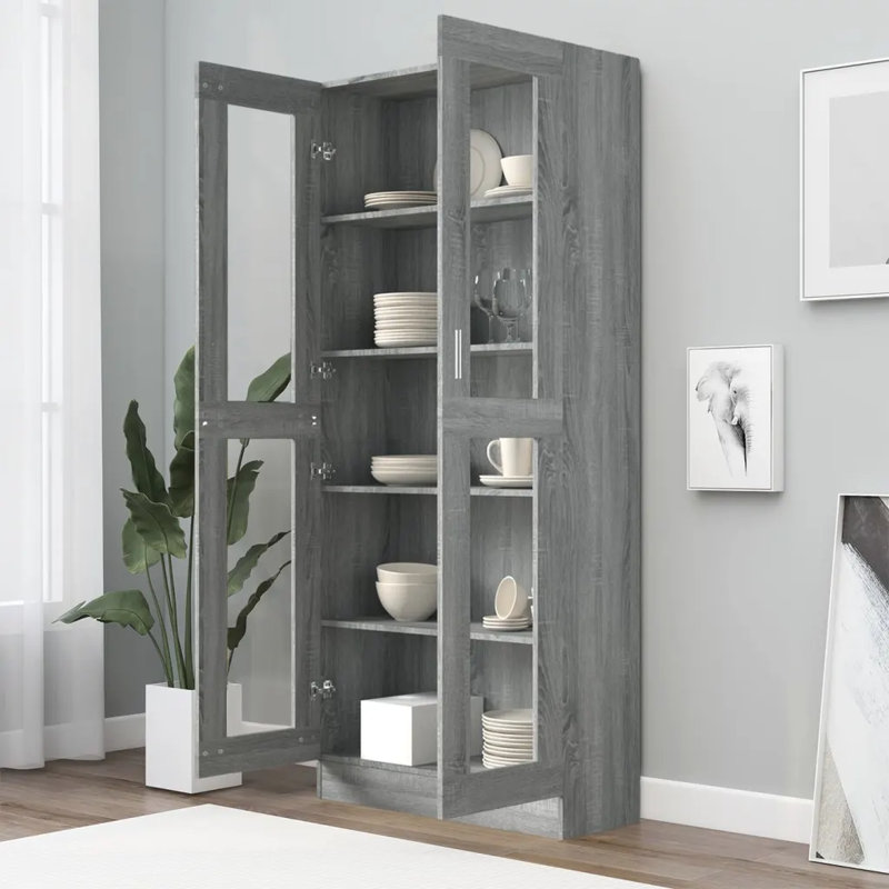 Rahn Display Cabinet, Grey