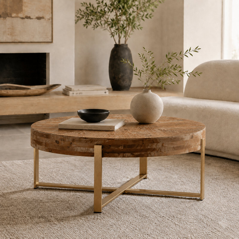 Table basse Ariarna, Or