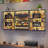 Wall Mounted Shelf Industrial Style Bar Iron Display Shelf (LED Lights Not Included)-515164810-515164808