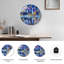 "City Night", horloge murale en verre-1623781122