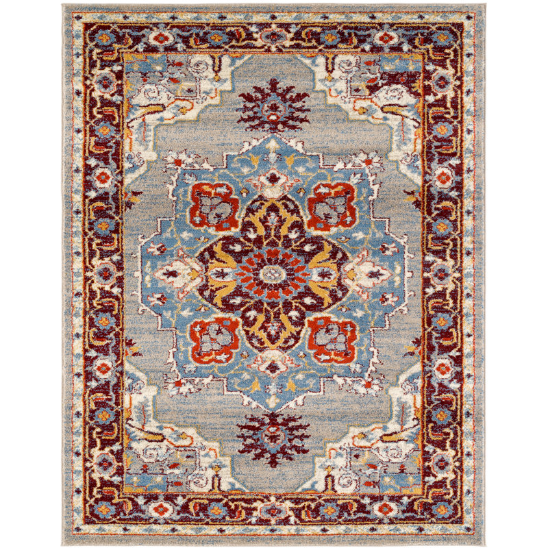 Tapis beige à motif oriental Penton, Rectangle 2 pi x 3 pi