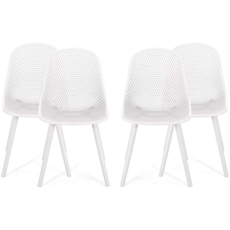 FAUTEUIL POSEY (ENSEMBLE DE 4), Blanc
