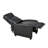 Black Faux Leather Recliner Chair