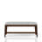 Backless Upholstered Dining Bench Mid-Century Seating