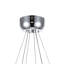Lustre à DEL avec finition chromée-73322948