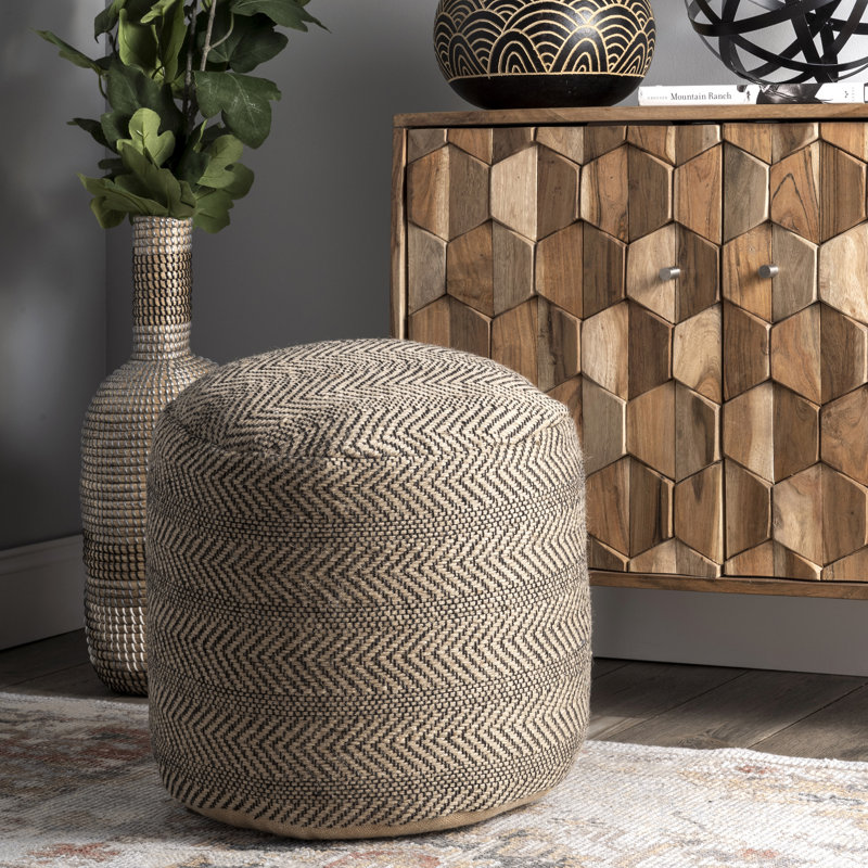 Pouf rond 18 po Metz