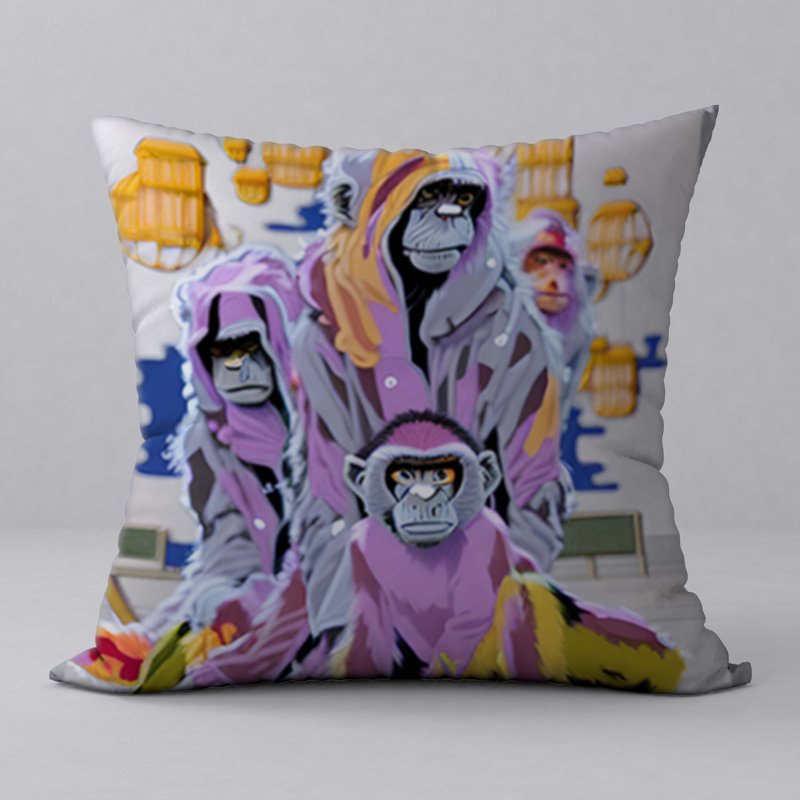 Reversible Throw Pillow