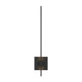 George Kovacs Parker 4" Wide 2 Light LED Wall Sconce In Coal Finish