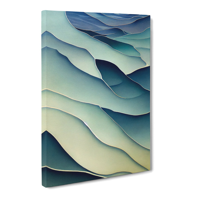 Seascape Painting Abstract Vol.3 - Wrapped Canvas, 60cm H x 40cm W x 3cm D