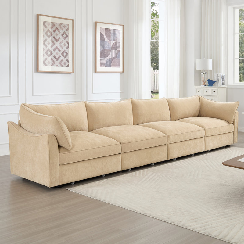 Canapé de rangement large et profond Sofawith avec tiroirs de rangement sous chaque siège avec d'excellents espaces de rangement convenant aux grands salons