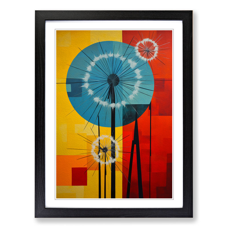 Single Picture Frame Print on Wood, Black Framed, 64cm H x 46cm W