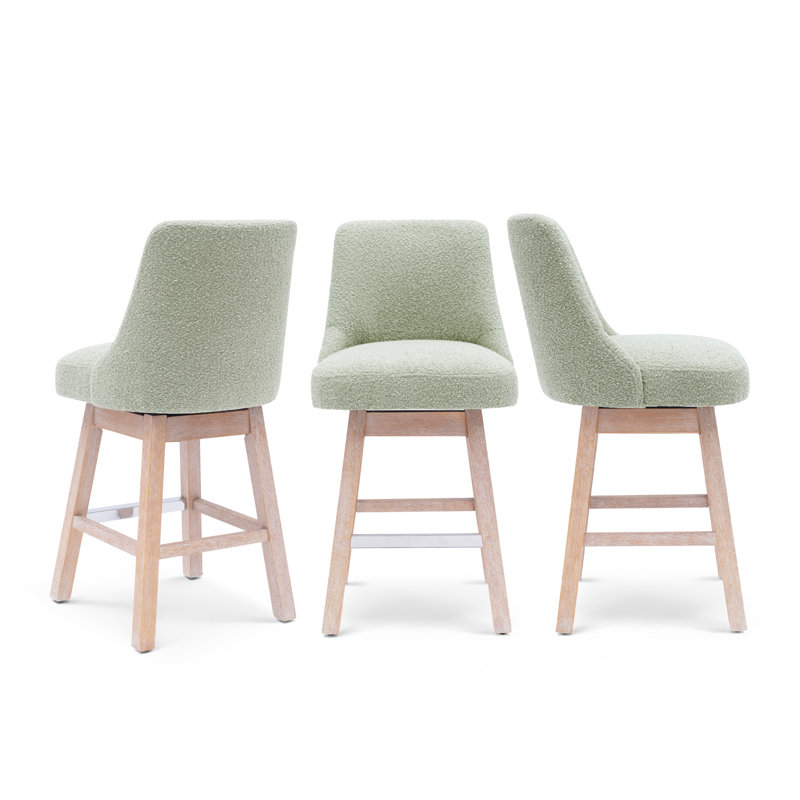Swivel Counter Stool, Green