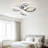 Janyia 1 - Light 11.81" Unique/Statement Geometric LED Semi Flush Mount